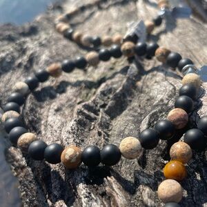 Onyx & Brown Jasper